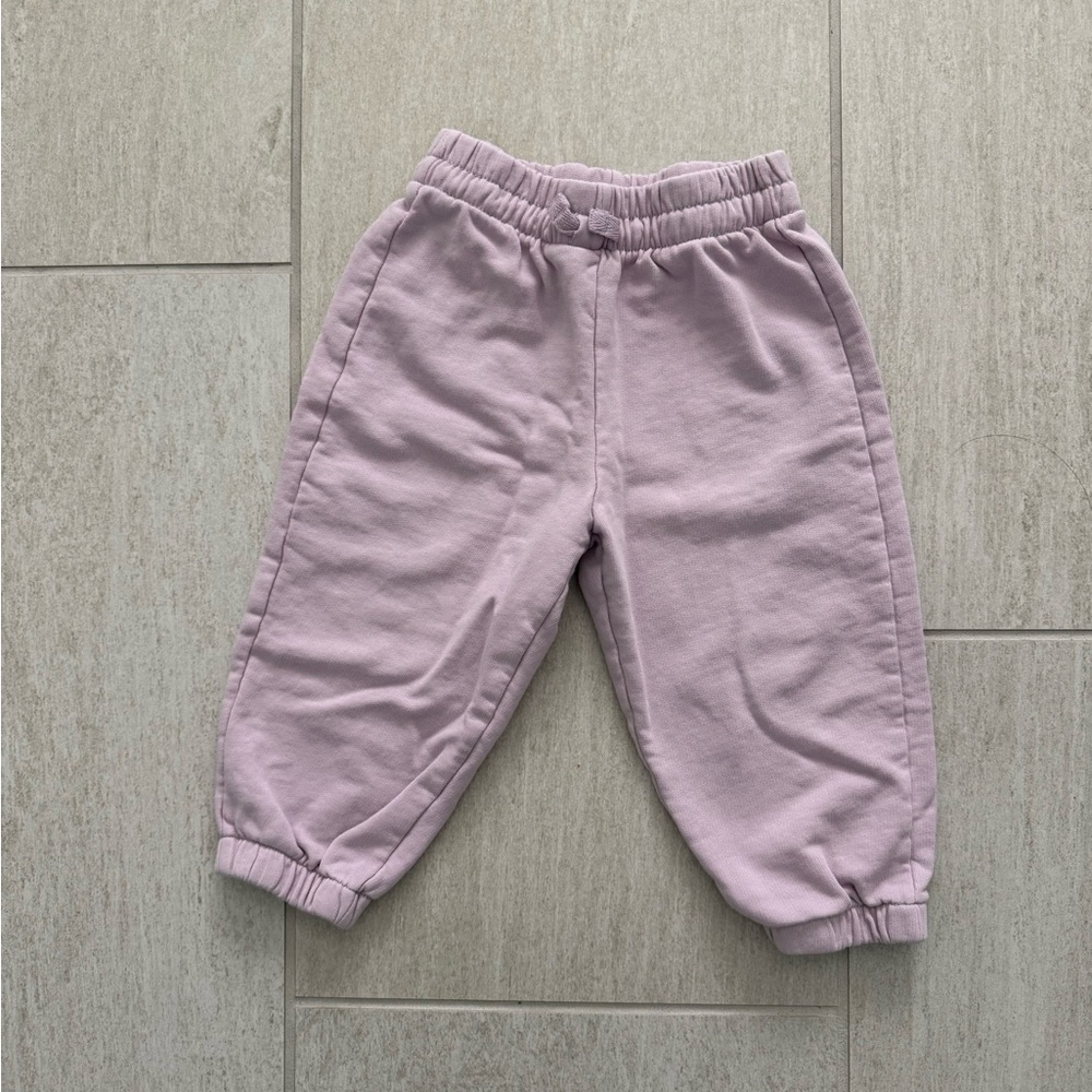 Hanna Andersson Baby French Terry Sweatpants purple size 2T